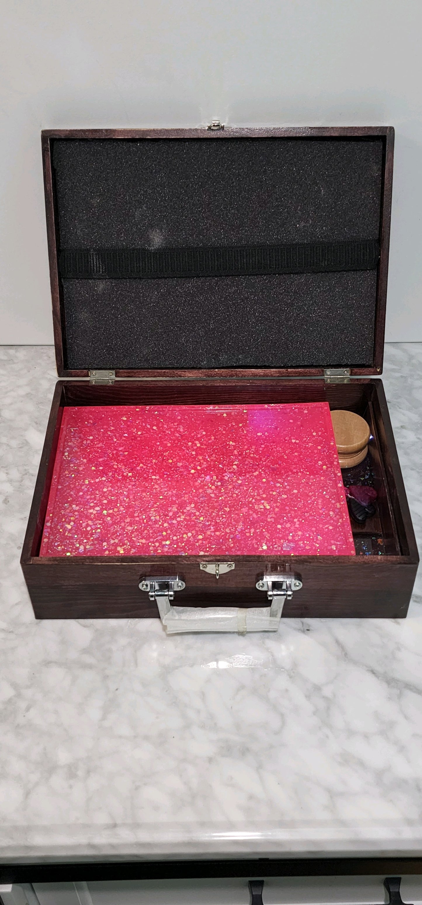 Glitter stash box