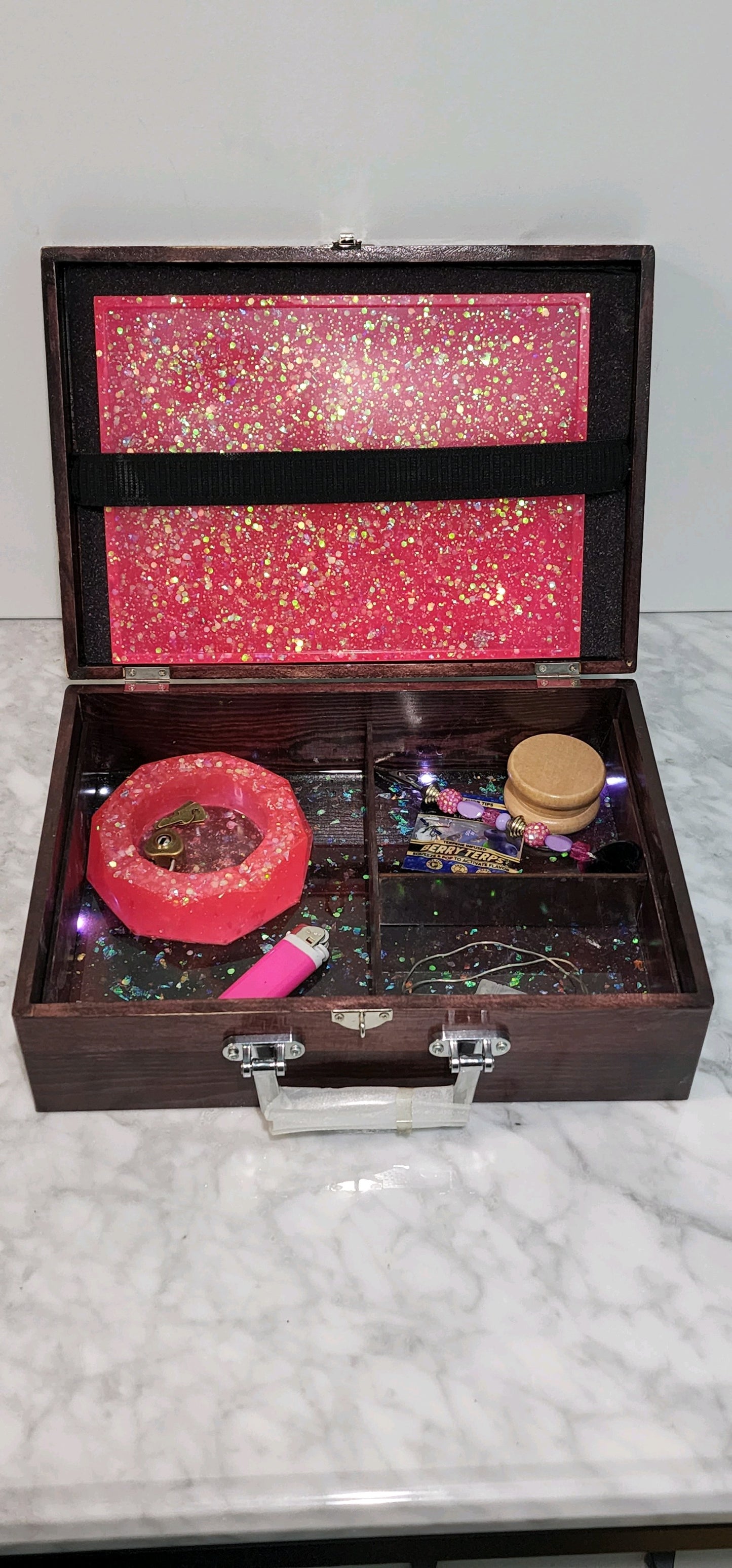 Glitter stash box