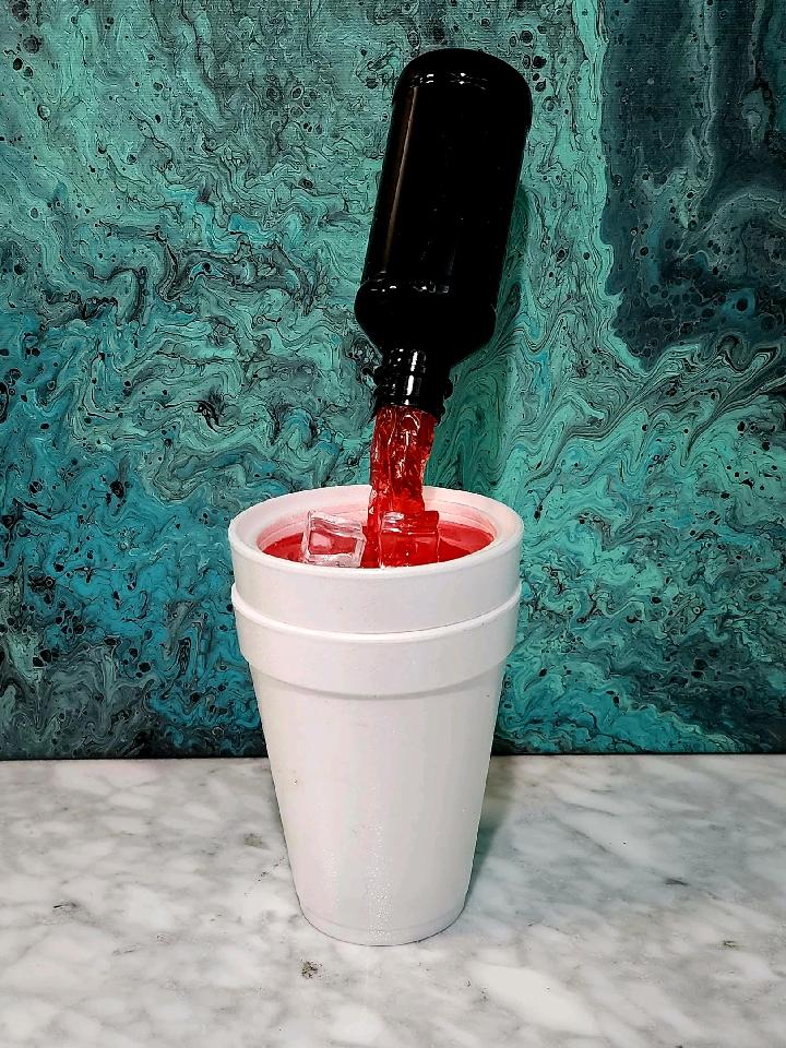 Lean pour display
