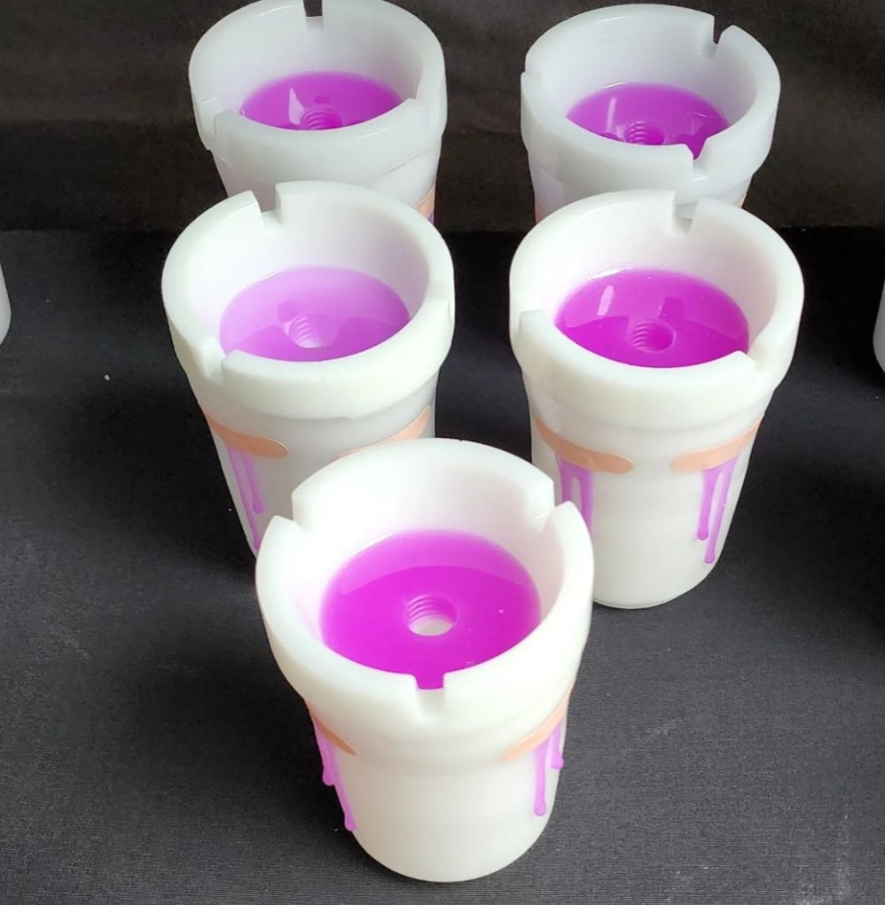 Double cup car ashtray